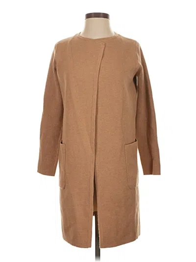 Pre-owned Jcrew Cardigan Sweater In Tan
