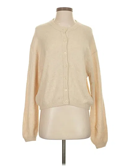 Pre-owned Jcrew Cardigan Sweater In Tan