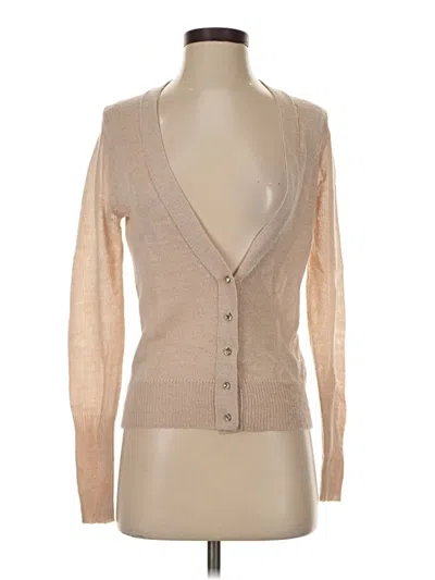 Pre-owned Jcrew Cardigan Sweater In Tan