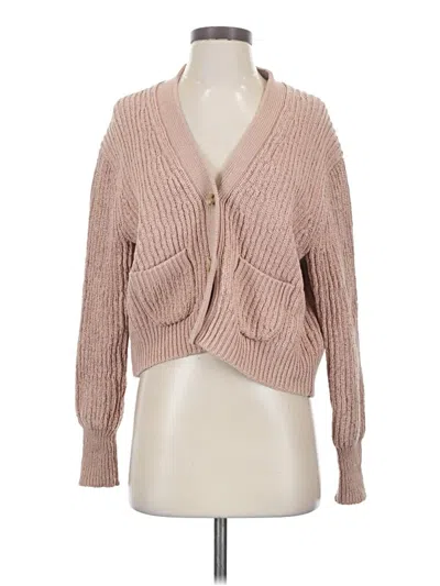 Pre-owned Jcrew Cardigan Sweater In Tan