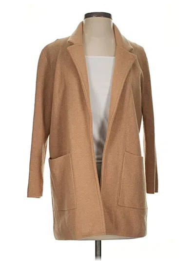 Pre-owned Jcrew Cardigan Sweater In Tan