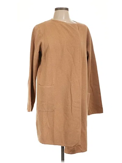Pre-owned Jcrew Cardigan Sweater In Tan