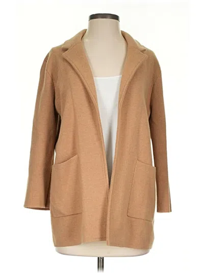 Pre-owned Jcrew Cardigan Sweater In Tan