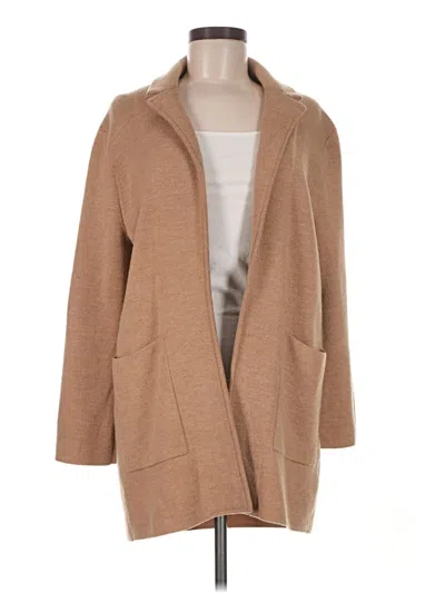 Pre-owned Jcrew Cardigan Sweater In Tan