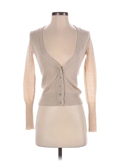 Pre-owned Jcrew Cardigan Sweater In Tan