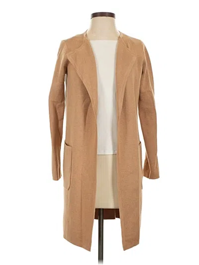 Pre-owned Jcrew Cardigan Sweater In Tan