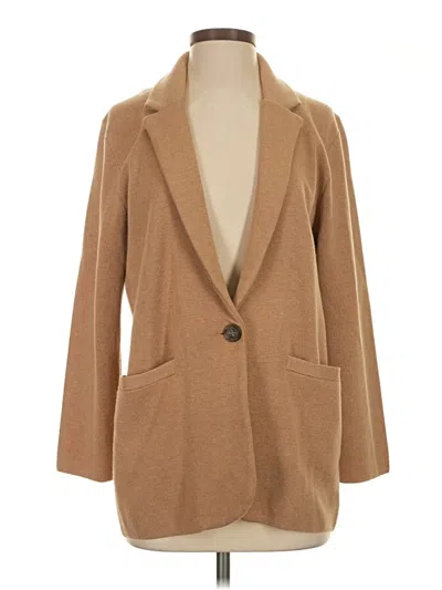 Pre-owned Jcrew Cardigan Sweater In Tan