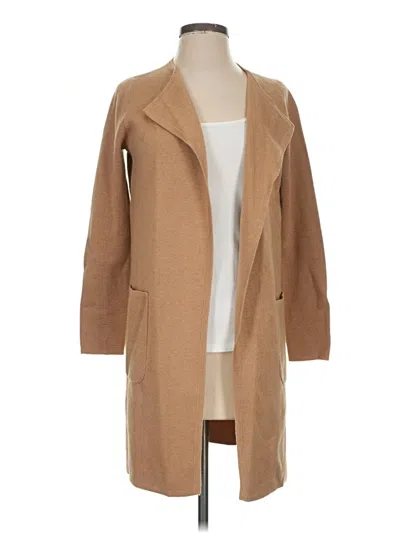 Pre-owned Jcrew Cardigan Sweater In Tan