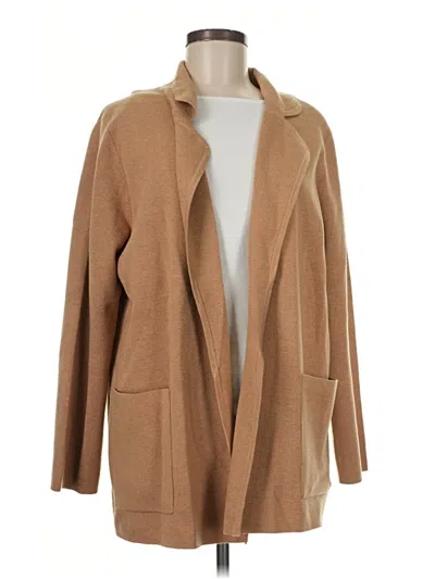 Pre-owned Jcrew Cardigan Sweater In Tan