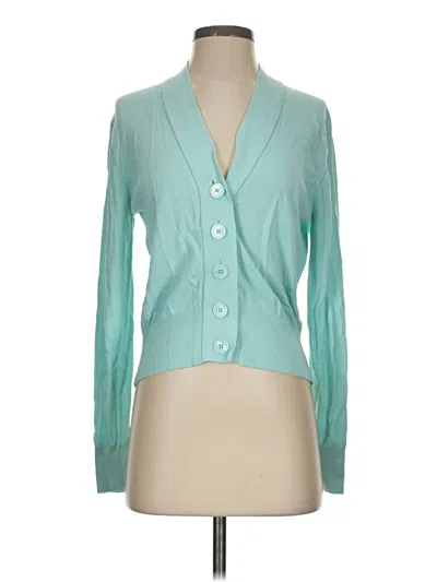Pre-owned Jcrew Cardigan Sweater In Teal