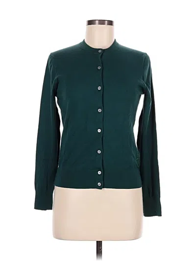 Pre-owned Jcrew Cardigan Sweater In Teal