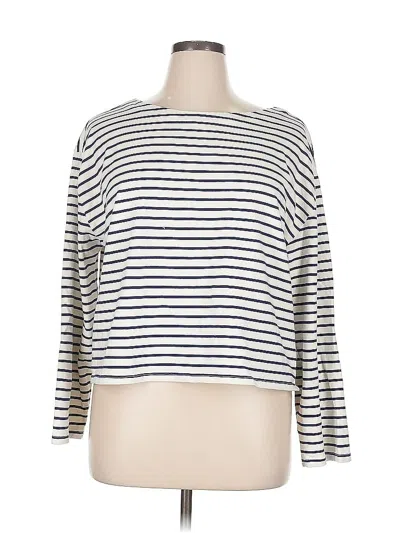 Pre-owned Jcrew Cardigan Sweater In White