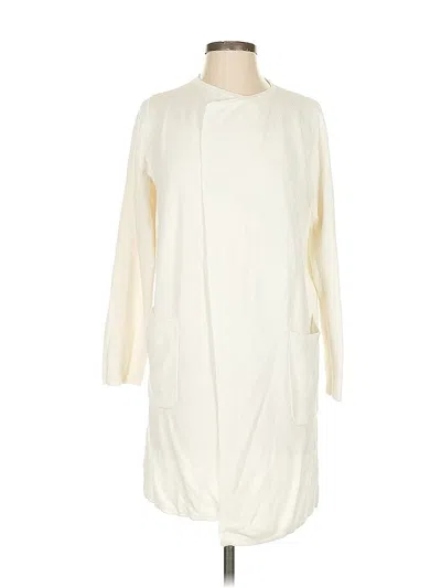 Pre-owned Jcrew Cardigan Sweater In White