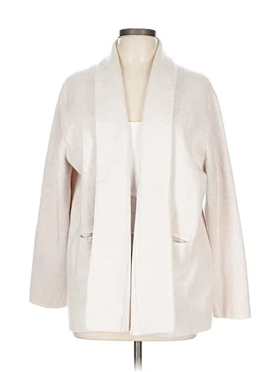 Pre-owned Jcrew Cardigan Sweater In White