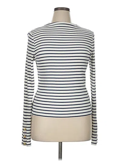 Pre-owned Jcrew Cardigan Sweater In White