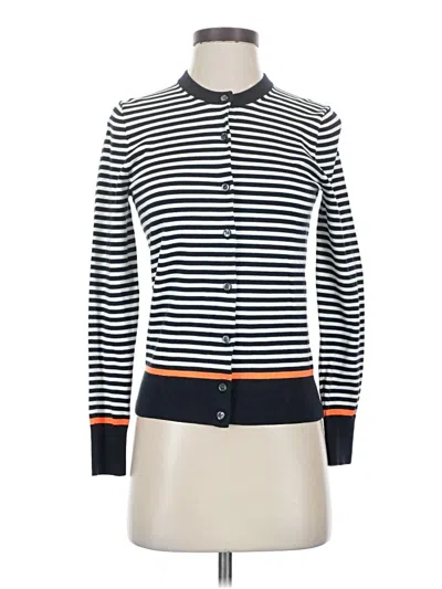 Pre-owned Jcrew Cardigan Sweater In White