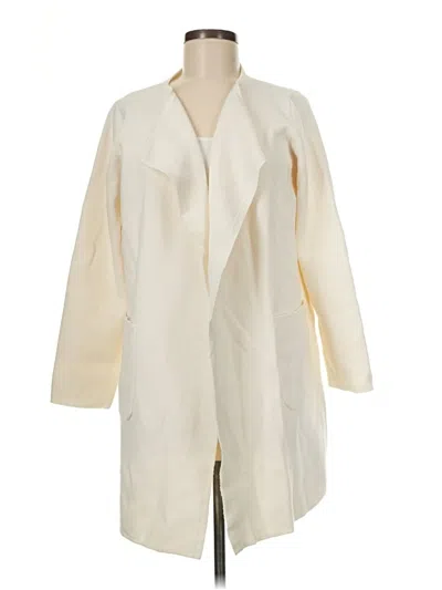 Pre-owned Jcrew Cardigan Sweater In White