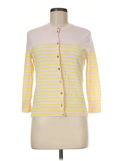 Pre-owned Jcrew Cardigan Sweater In Yellow