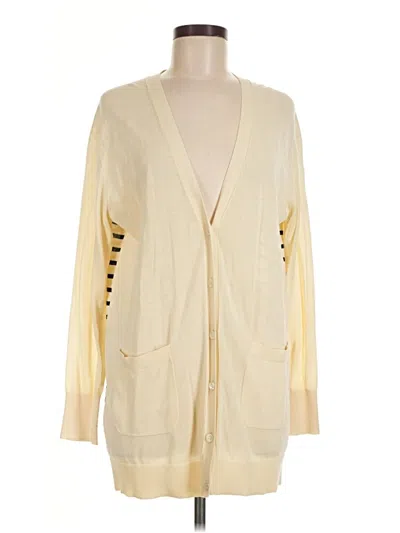 Pre-owned Jcrew Cardigan Sweater In Yellow
