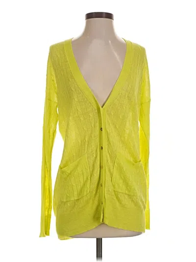 Pre-owned Jcrew Cardigan Sweater In Yellow