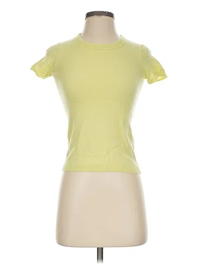 Pre-owned Jcrew Cardigan Sweater In Yellow