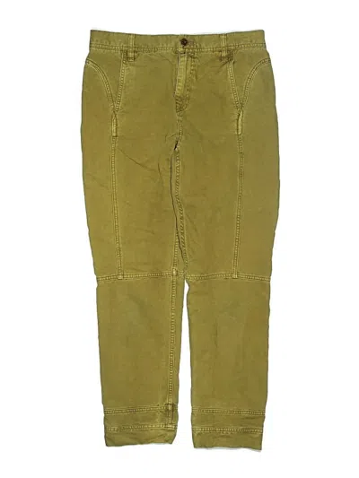 Pre-owned Jcrew Cargo Pants In Green