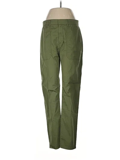 Pre-owned Jcrew Cargo Pants In Green