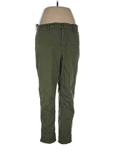 Pre-owned Jcrew Cargo Pants In Green