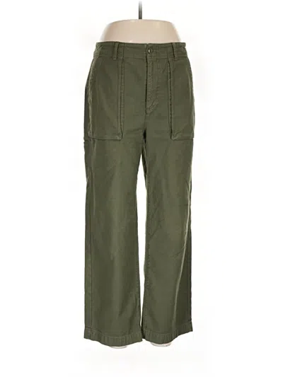 Pre-owned Jcrew Cargo Pants In Green