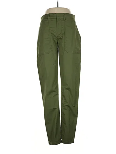 Pre-owned Jcrew Cargo Pants In Green