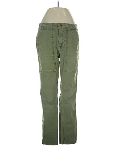 Pre-owned Jcrew Cargo Pants In Green
