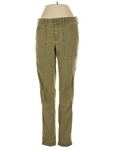 Pre-owned Jcrew Cargo Pants In Green