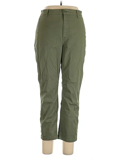 Pre-owned Jcrew Cargo Pants In Green