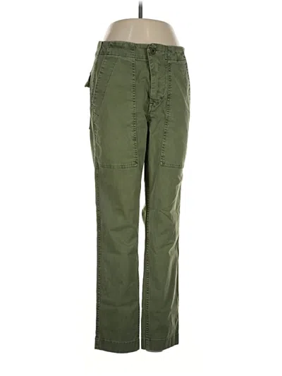 Pre-owned Jcrew Cargo Pants In Green