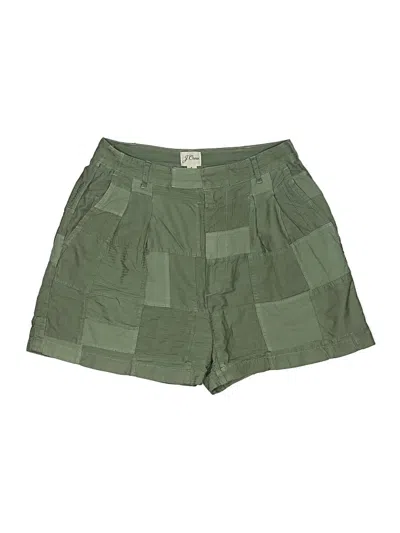 Pre-owned Jcrew Cargo Shorts In Green
