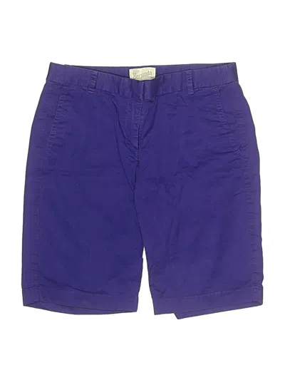 Pre-owned Jcrew Cargo Shorts In Purple