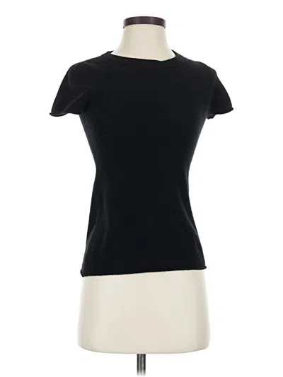 Pre-owned Jcrew Cashmere Cardigan Sweater In Black