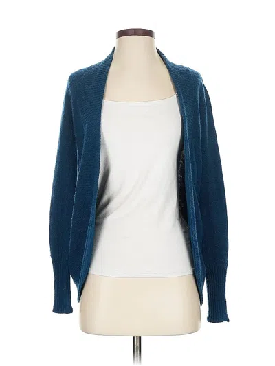 Pre-owned Jcrew Cashmere Cardigan Sweater In Blue