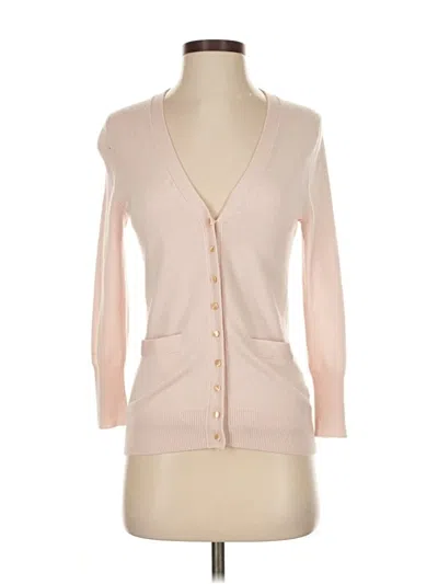 Pre-owned Jcrew Cashmere Cardigan Sweater In Brown