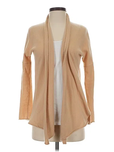 Pre-owned Jcrew Cashmere Cardigan Sweater In Brown