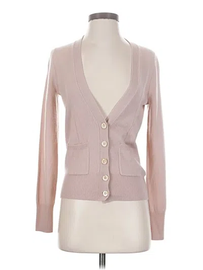 Pre-owned Jcrew Cashmere Cardigan Sweater In Pink