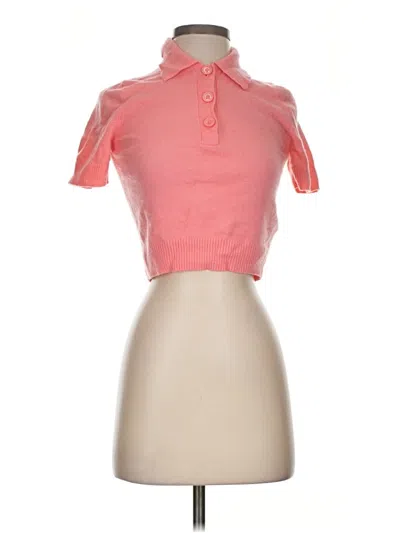 Pre-owned Jcrew Cashmere Cardigan Sweater In Pink
