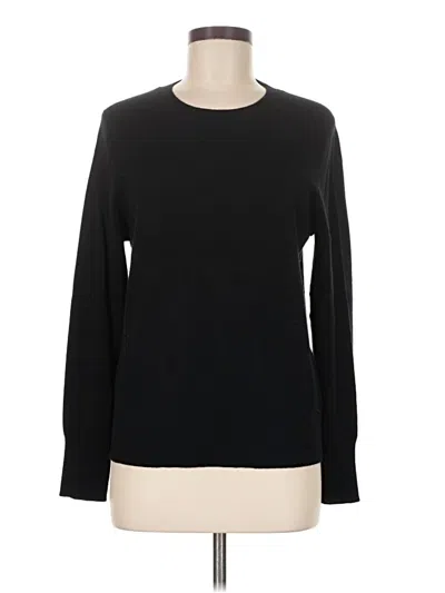 Pre-owned Jcrew Cashmere Pullover Sweater In Black
