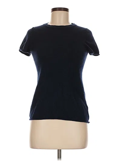 Pre-owned Jcrew Cashmere Pullover Sweater In Black