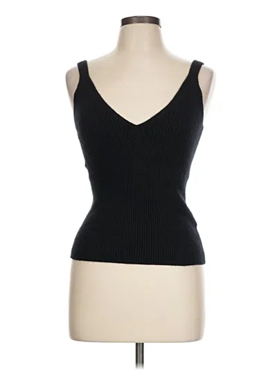 Pre-owned Jcrew Cashmere Pullover Sweater In Black