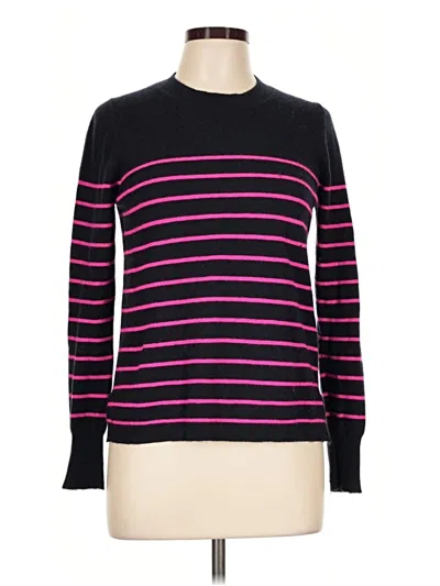 Pre-owned Jcrew Cashmere Pullover Sweater In Black