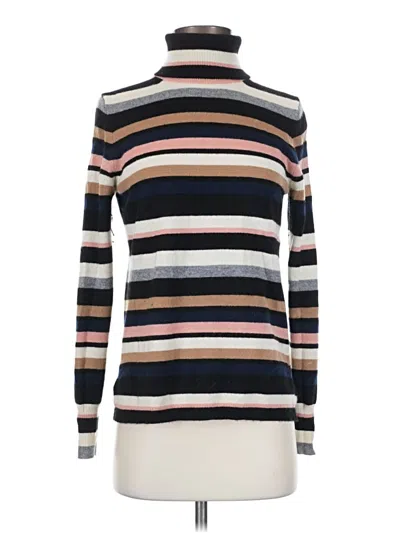 Pre-owned Jcrew Cashmere Pullover Sweater In Blue