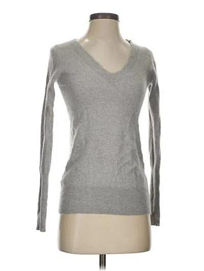 Pre-owned Jcrew Cashmere Pullover Sweater In Gray