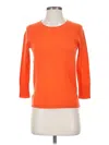 Jcrew Cashmere Pullover Sweater In Orange