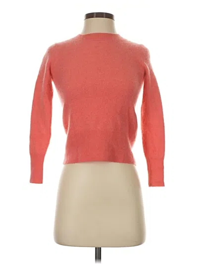 Pre-owned Jcrew Cashmere Pullover Sweater In Orange